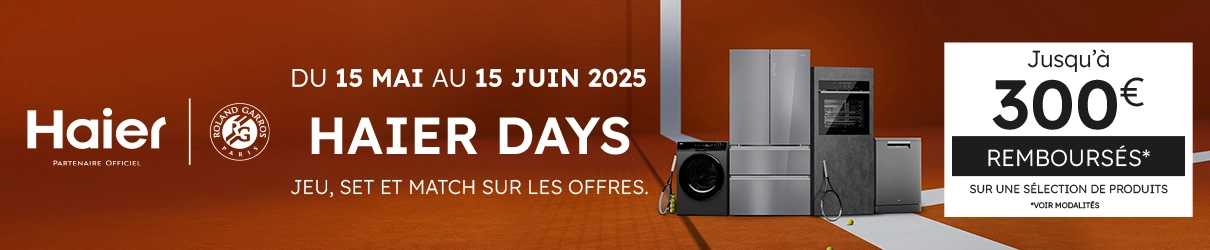 Offre de remboursement Haier