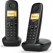 Telephone sans fil GIGASET SIEMENS GIGA A 170 DUO NOIR Telephone sans fil GIGASET SIEMENS GIGA A 170 DUO NOIR
