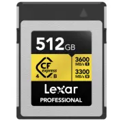 Carte compact flash LEXAR CFEXPRESS PRO TYPE B GOLD 512