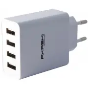 Chargeur secteur usb AKASHI ALT 4 USBAC 5 WH Chargeur secteur usb AKASHI ALT 4 USBAC 5 WH