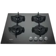 Table de cuisson gaz dessus verre WHIRLPOOL AGR555MRFR Table de cuisson gaz dessus verre WHIRLPOOL AGR555MRFR