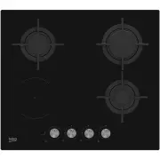 Plaque verre mixte BEKO HILM64222SV