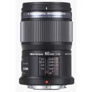 Objectif à focale fixe OM SYSTEM 60/2.8 MACRO NOIR EM M 602 OM