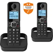 Téléphone sans fil ALCATEL F860DUONOIR