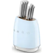 bloc 6couteaux.inox.bleu.
