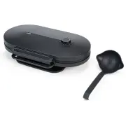 grand double.gaufres belges.1700w.noir.