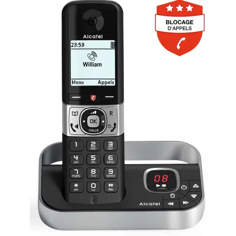 Téléphone sans fil ALCATEL F890VOICEDUONOIR - 3