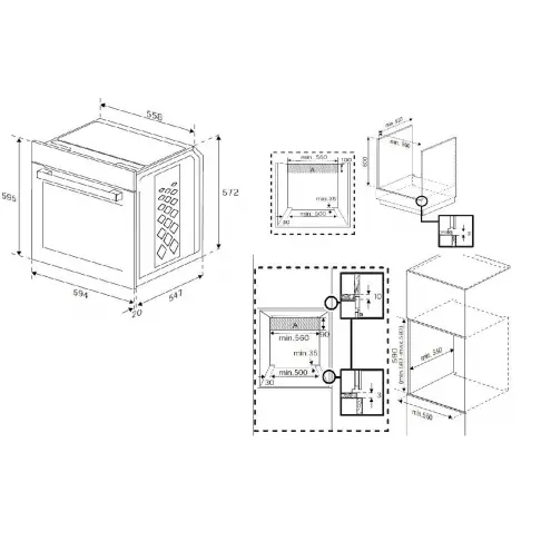 Four pyrolyse BEKO BBIE12300XMP - 6