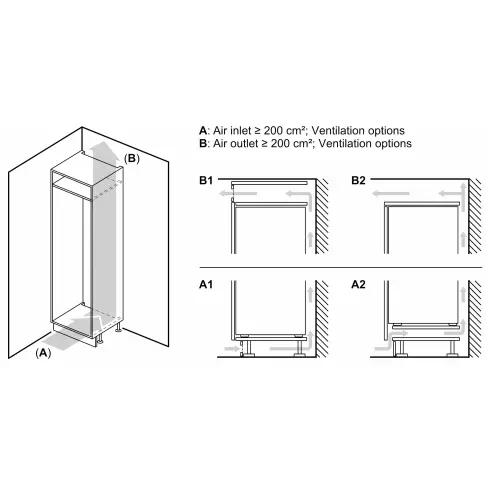 Réfrigérateur combiné intégré NEFF KB7962FE0 - 9 Réfrigérateur combiné intégré NEFF KB7962FE0 - 9