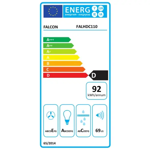 Hotte décorative murale FALCON FALHDC 110 BC EU - 3
