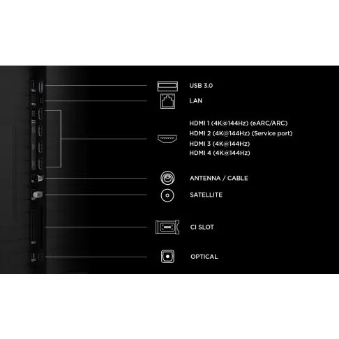 Télé led 55'' TCL 55C89L - 3