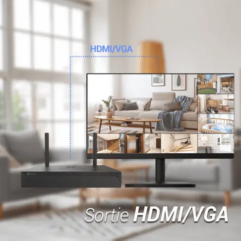 Kit vidéo EZVIZ BW3844 - 4