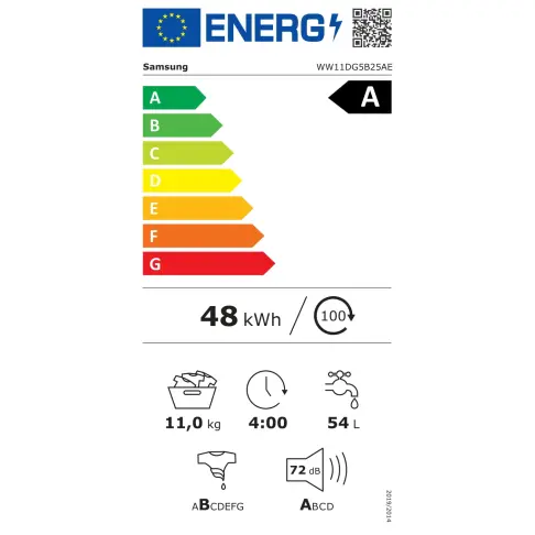 Lave-linge frontal SAMSUNG WW11DG5B25AE - 7 Lave-linge frontal SAMSUNG WW11DG5B25AE - 7