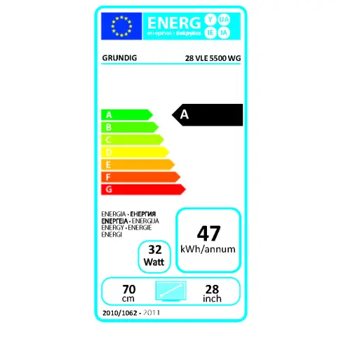 Tele led de 26 a 32 pouces GRUNDIG 28 VLE 5500 WG - 2