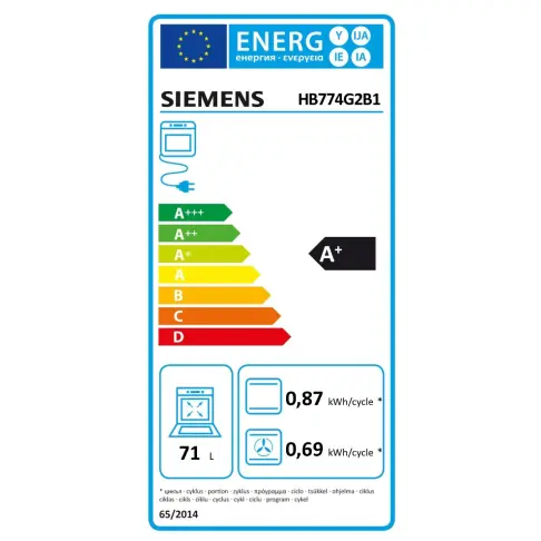 Four pyrolyse SIEMENS HB774G2B1 - 11
