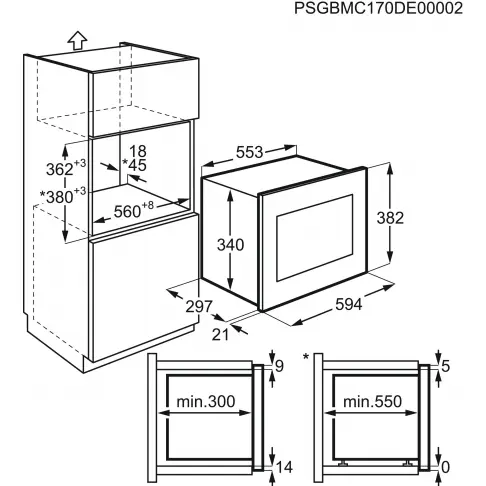 Micro-ondes encastrable gril ELECTROLUX KMSD203TMK - 7