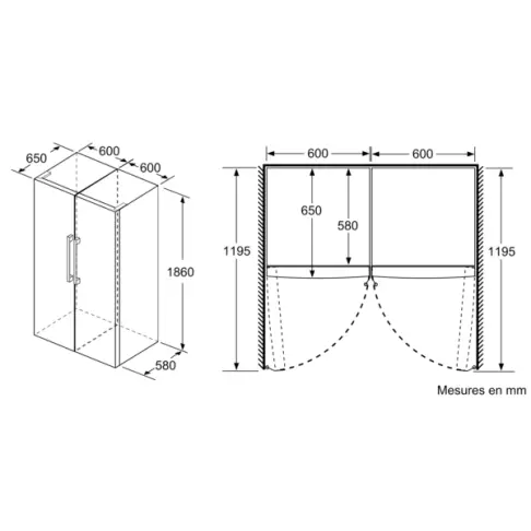 Réfrigérateur 1 porte BOSCH KSV36VLDP - 7