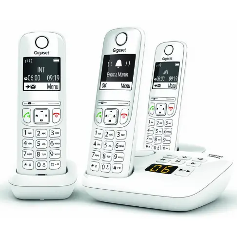 Téléphone sans fil GIGASET SIEMENS GIGA AS 690 A TRIO BLANC - 1 Téléphone sans fil GIGASET SIEMENS GIGA AS 690 A TRIO BLANC - 1