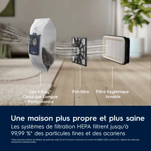 Aspirateur traineau avec sac ELECTROLUX EB51C1SW - 10