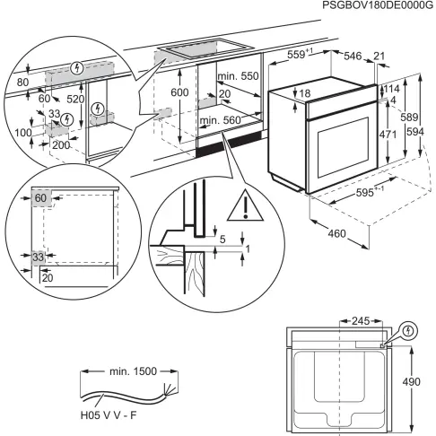 Four pyrolyse AEG TE7PB631AB - 6