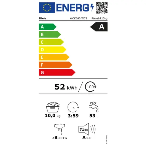 Lave-linge frontal MIELE WCK360WCS - 4