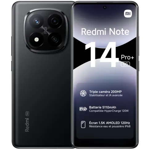 Smartphone XIAOMI REDMINOTE14PRO+5GNOIR512 - 1