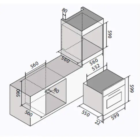 Four hydrolyse ELICA VIRTUSMULTI60TFTBL - 2