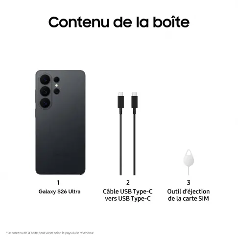 Smartphone SAMSUNG GALAXYS26ULTRANOIR1T - 8