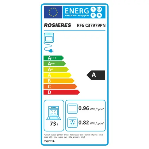 Four pyrolyse ROSIERES RF6C37979PN - 11