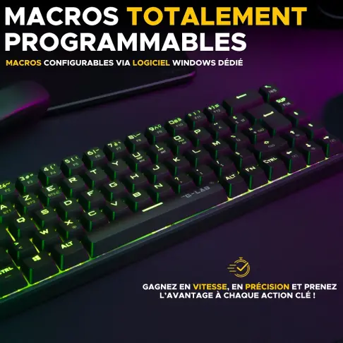 Clavier gaming THE G-LAB KEYZ-TITAN-B/FR - 4