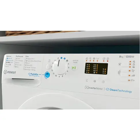 Lave linge hublot INDESIT BWA81295XWVFR - 2