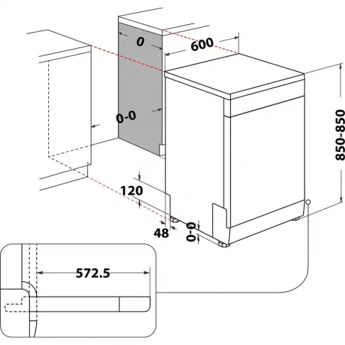 Lave-vaisselle 60 cm WHIRLPOOL WFC3C42P - 11 Lave-vaisselle 60 cm WHIRLPOOL WFC3C42P - 11