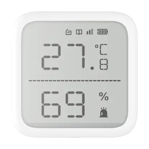 Détecteur de température sans fil HIKVISION DS-PDTPH-E-WE - 1