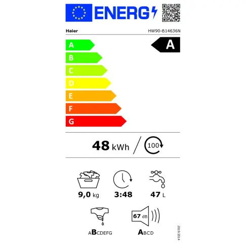 Lave linge hublot HAIER HW90B14636N - 9