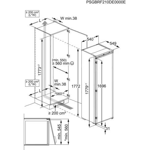 Réfrigérateur intégré 1 porte AEG TF6DS181ES - 4