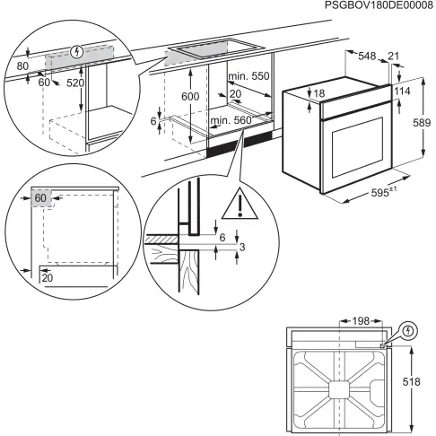 Four pyrolyse ELECTROLUX EBF4P46X2 - 5