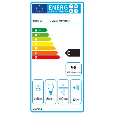 Groupe ELECTROLUX LFG517X1 - 6 Groupe ELECTROLUX LFG517X1 - 6