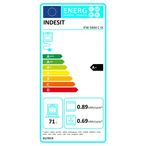 Four catalyse INDESIT IFW 5844 CIX - 7