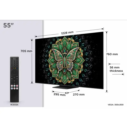 Tv led 55'' TCL 55C6KPRO - 2