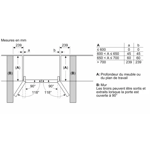 Réfrigérateur multi-portes BOSCH KFN96APEA - 14