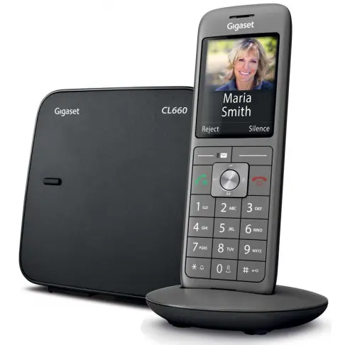 Telephone sans fil GIGASET SIEMENS GIGA CL 660 SOLO ANTHRACITE - 2 Telephone sans fil GIGASET SIEMENS GIGA CL 660 SOLO ANTHRACITE - 2