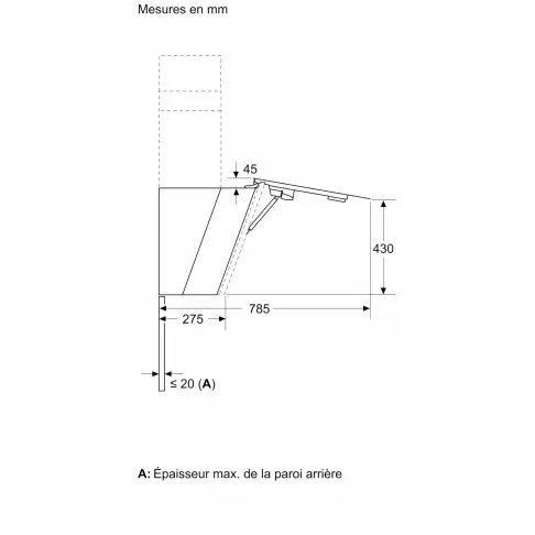 Hotte décorative SIEMENS LC81KAN20 - 12