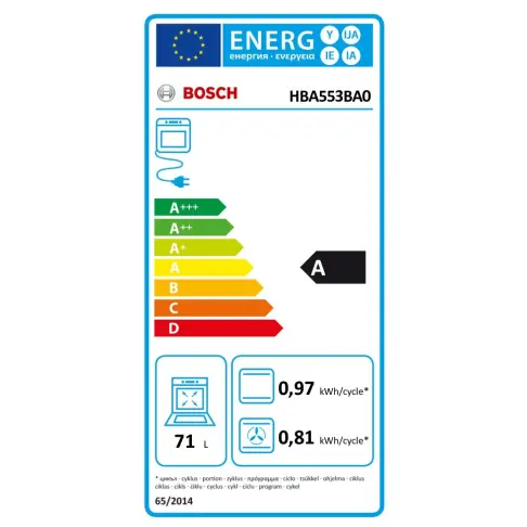 Four hydrolyse - écoclean BOSCH HBA 553 BA 0 - 11