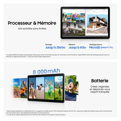 SAMSUNG Galaxy Tab S10 Lite Wifi Corail - 256Go - 4 SAMSUNG Galaxy Tab S10 Lite Wifi Corail - 256Go - 4