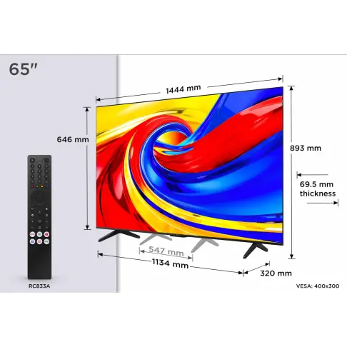Tv led 65'' TCL 65P79L - 2
