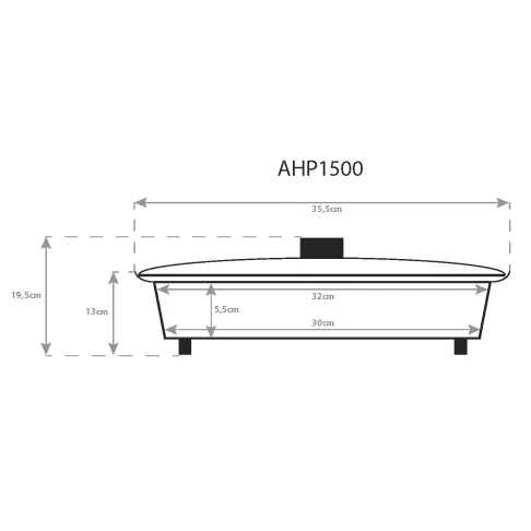 Poêle électrique multifonctions BESTRON AHP1500Z - 16