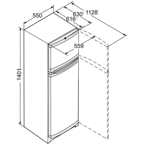 Réfrigérateur 2 portes LIEBHERR CTPELE231-26 - 6