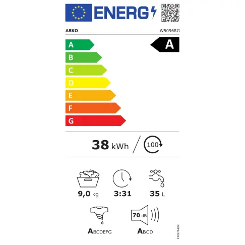 Lave-linge frontal ASKO W5096RG - 3