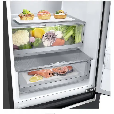 Réfrigérateur combiné inversé LG GBB72MCUDN - 4
