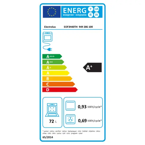 Four hydrolyse - écoclean ELECTROLUX EOF3H40TH - 8